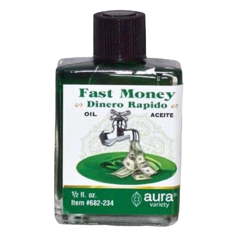 1/2 oz Aura Spiritual Oil - Fast Money