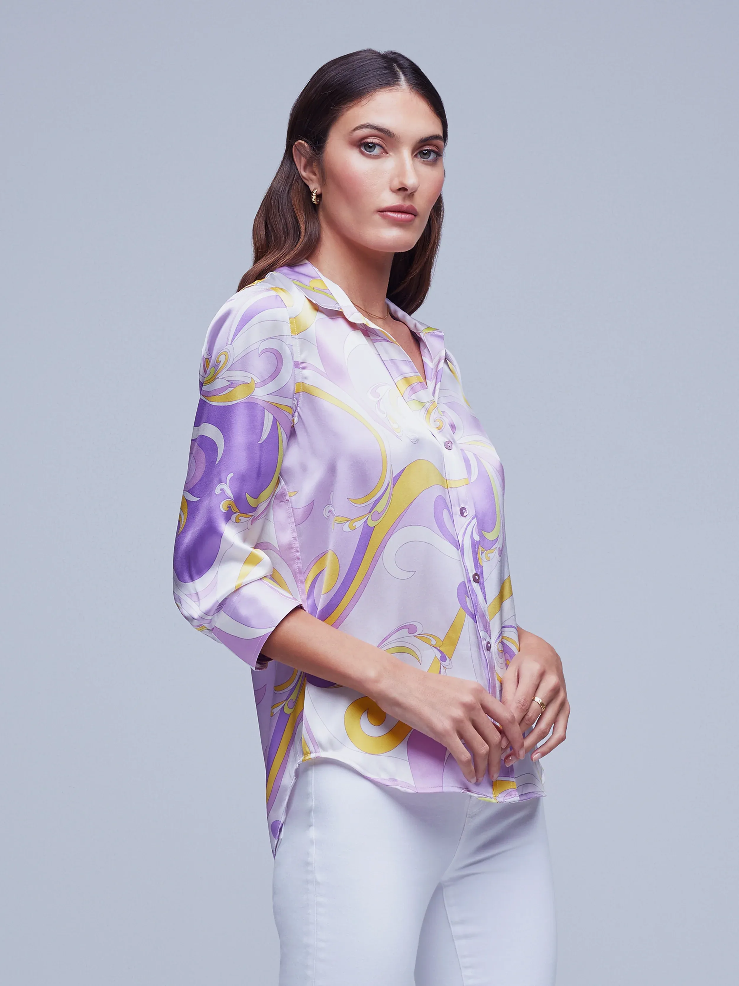 40126SMWlo Lagence Dani 3/4 Sleeve Blouse