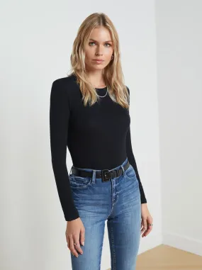 5491MMSb L'Agence Tess Long Sleeve Tee