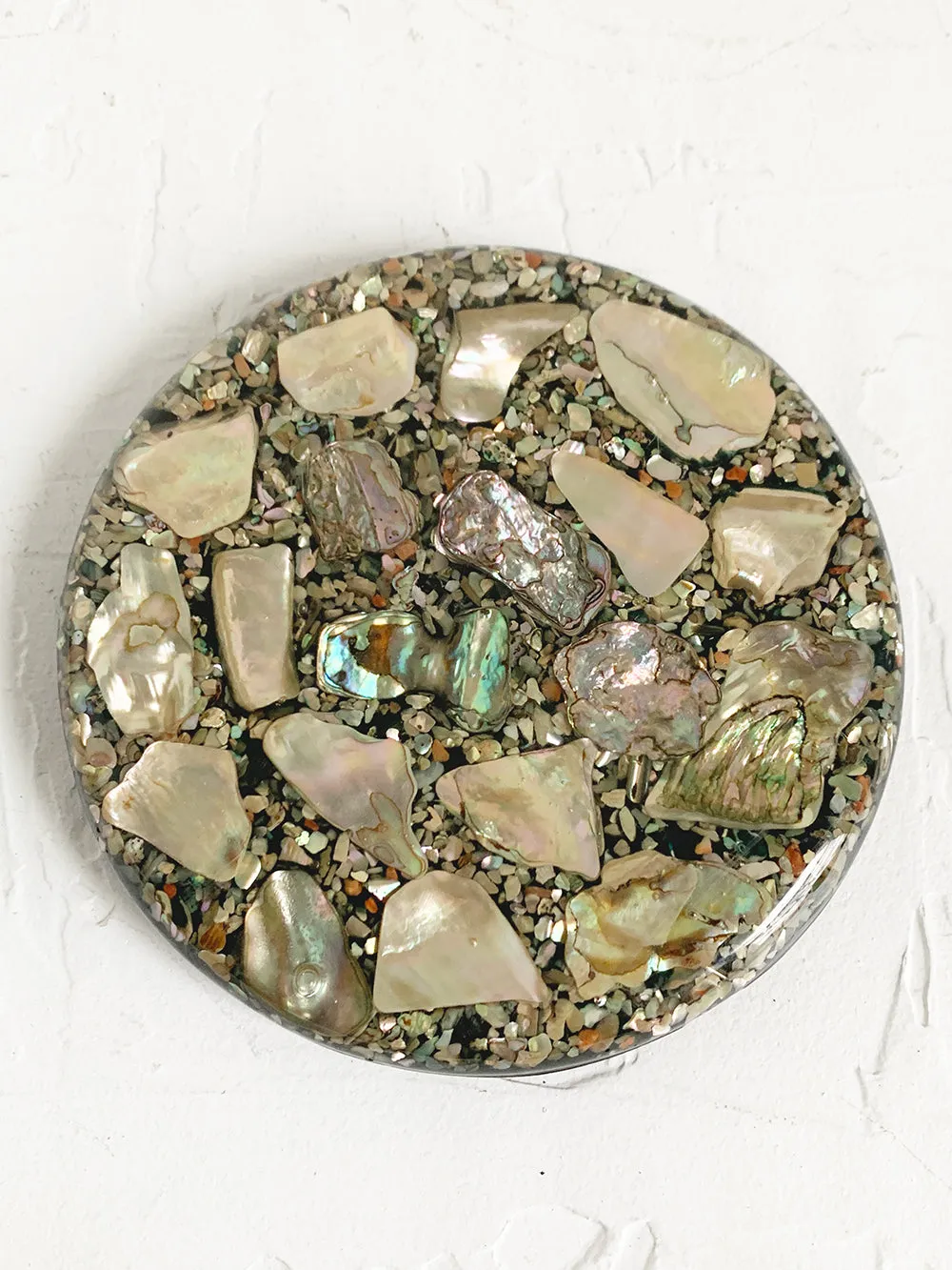 Abalone Shell Resin Trivet Coaster