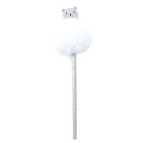 Accessorize London Girl's Bear Pom-Pom Pencil