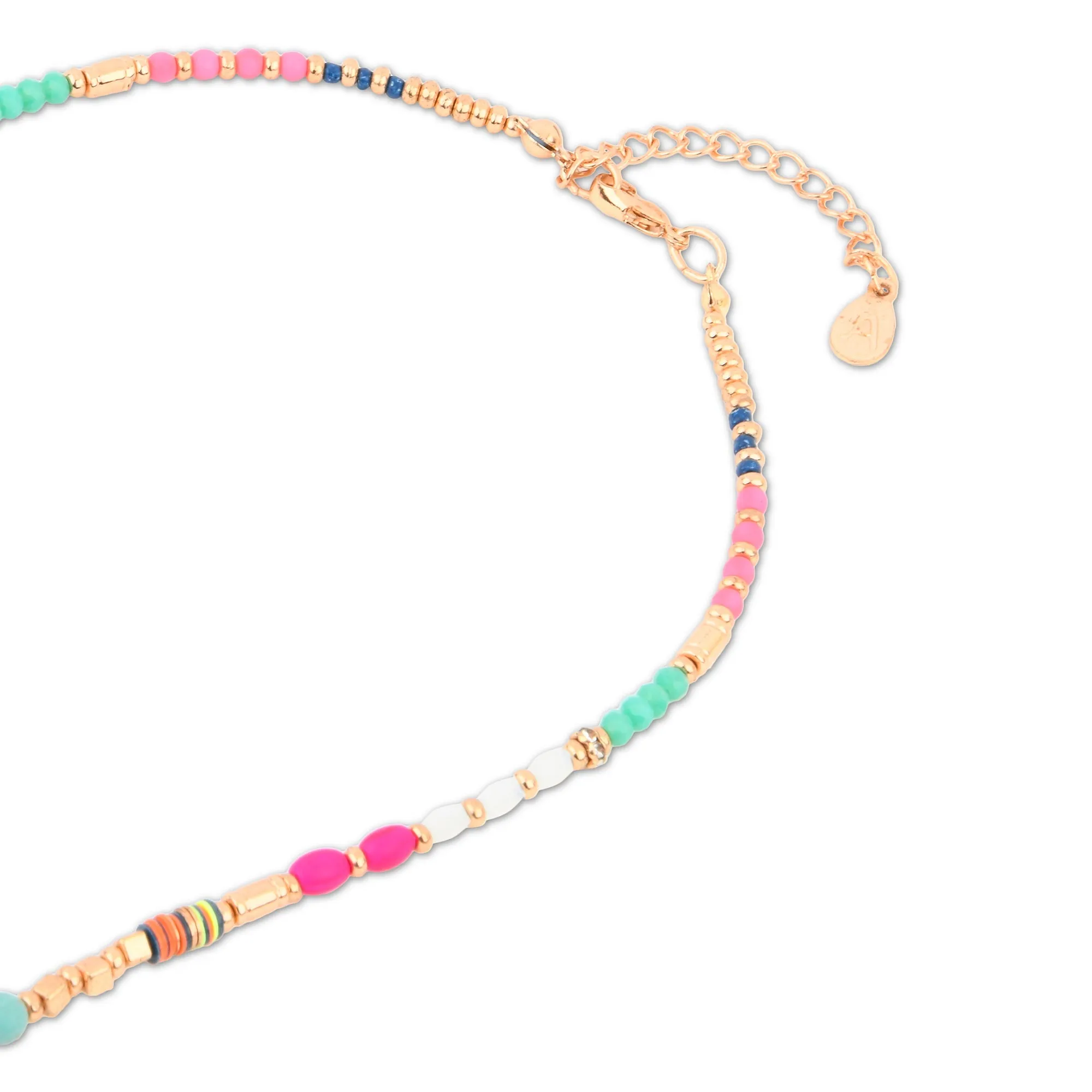 Accessorize London Women's Bright Long Beaded Necklace