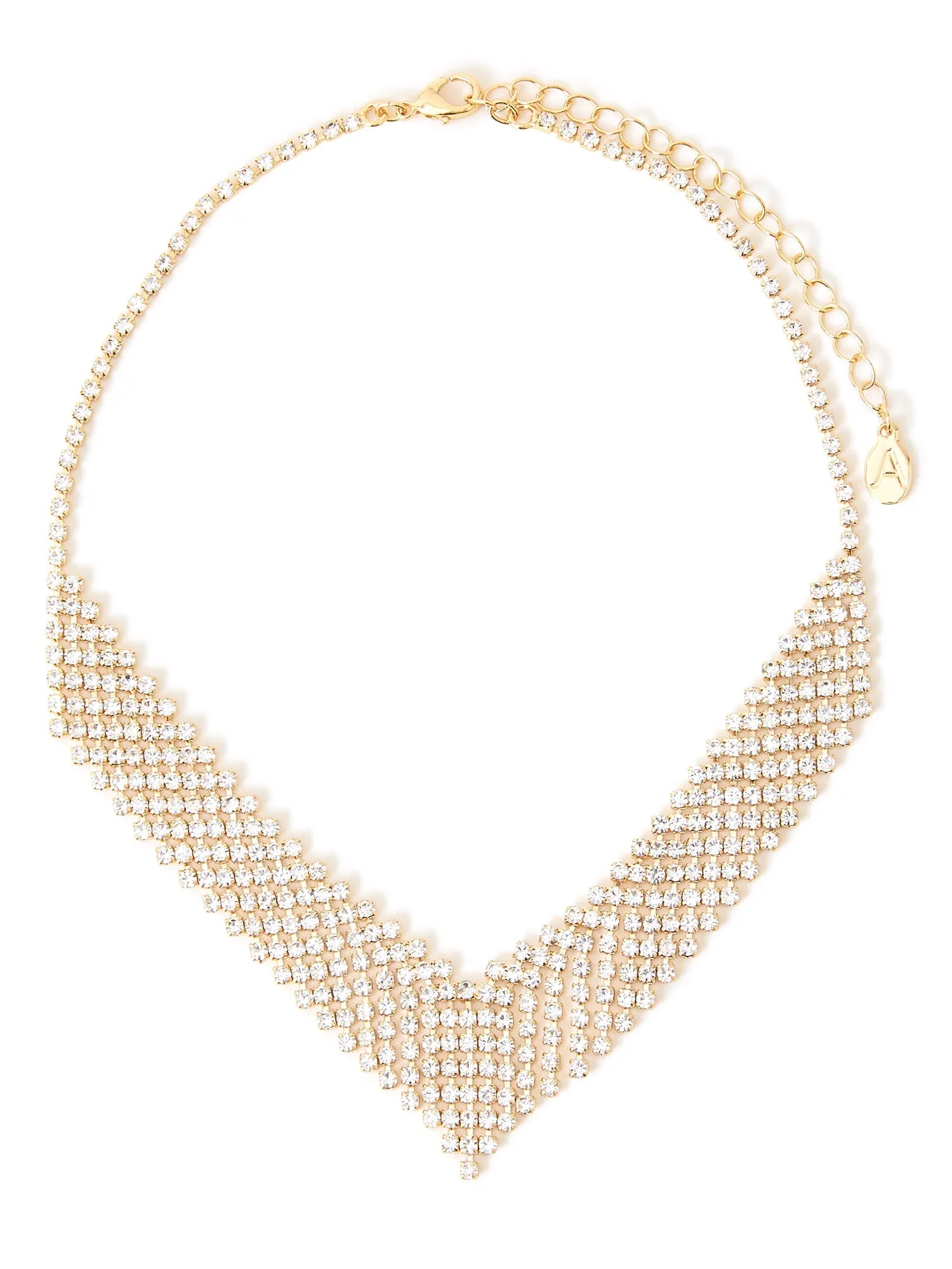 Accessorize London Women's Classic Cupchain Collar Necklace