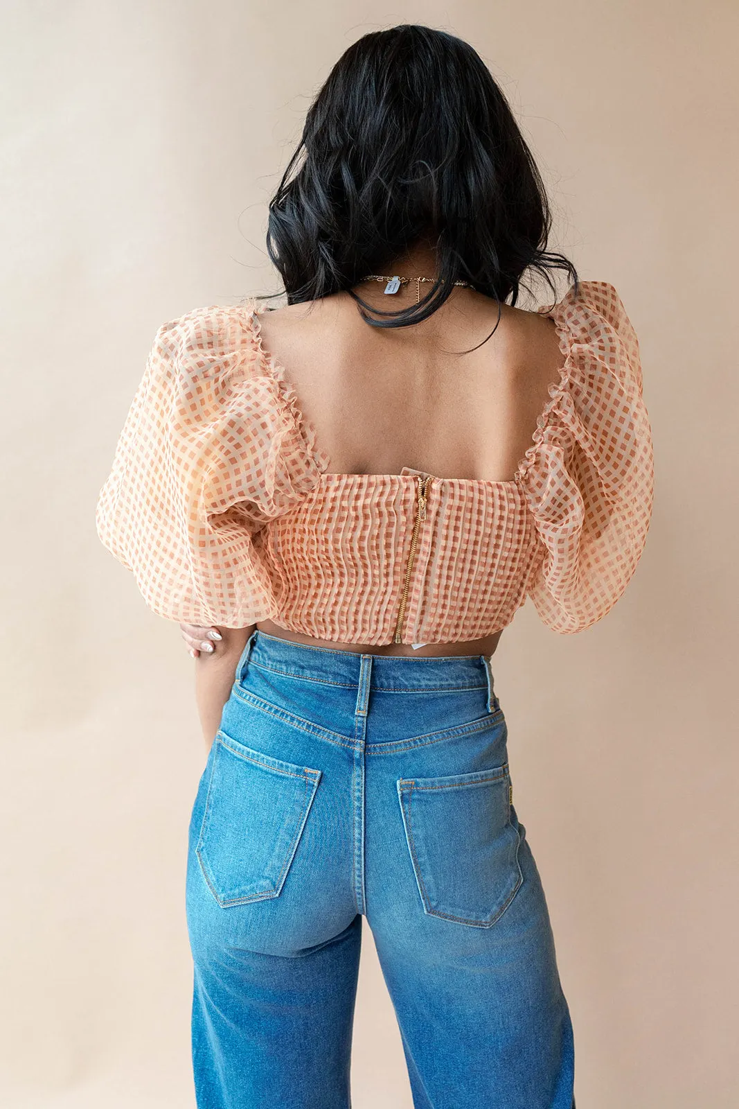 alaia pintuck blouse