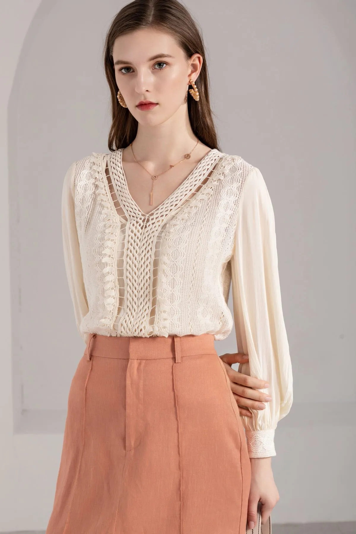 Alexis Blouse - Cream