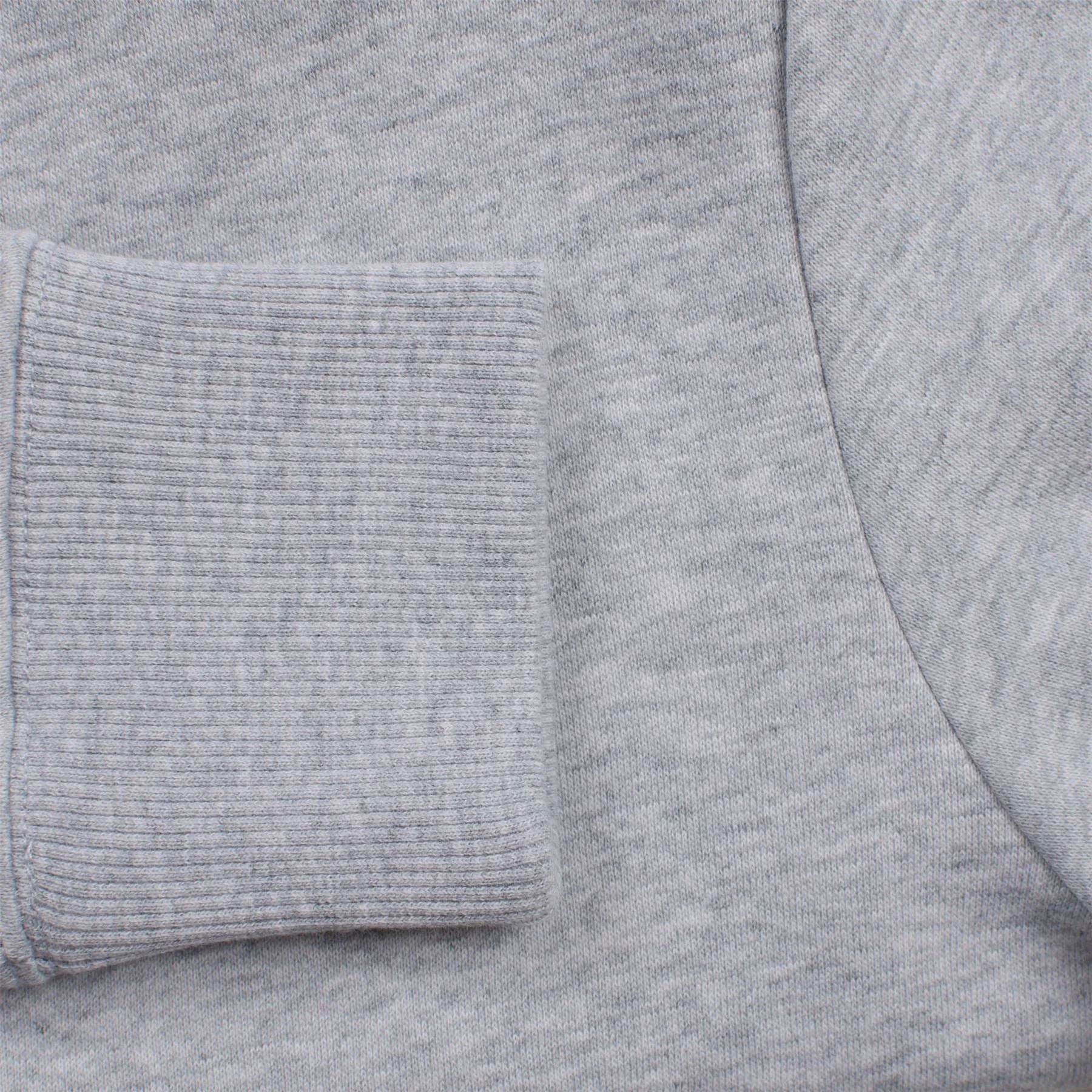 Alpha Cotton Fleece Crew Stone Grey Melange - SS23