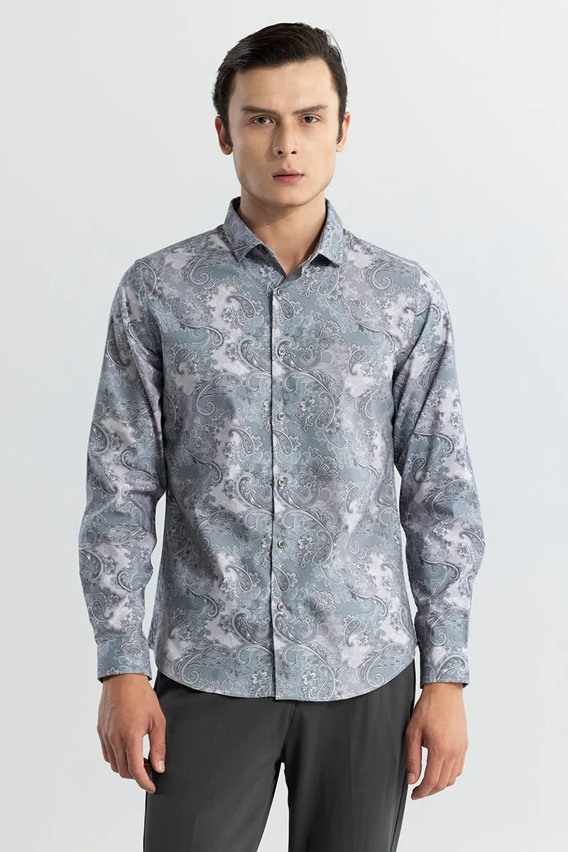 Antic Paisley Dark Grey Shirt