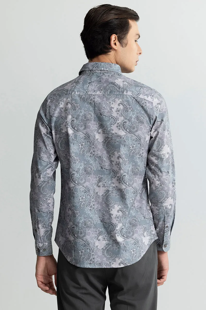 Antic Paisley Dark Grey Shirt