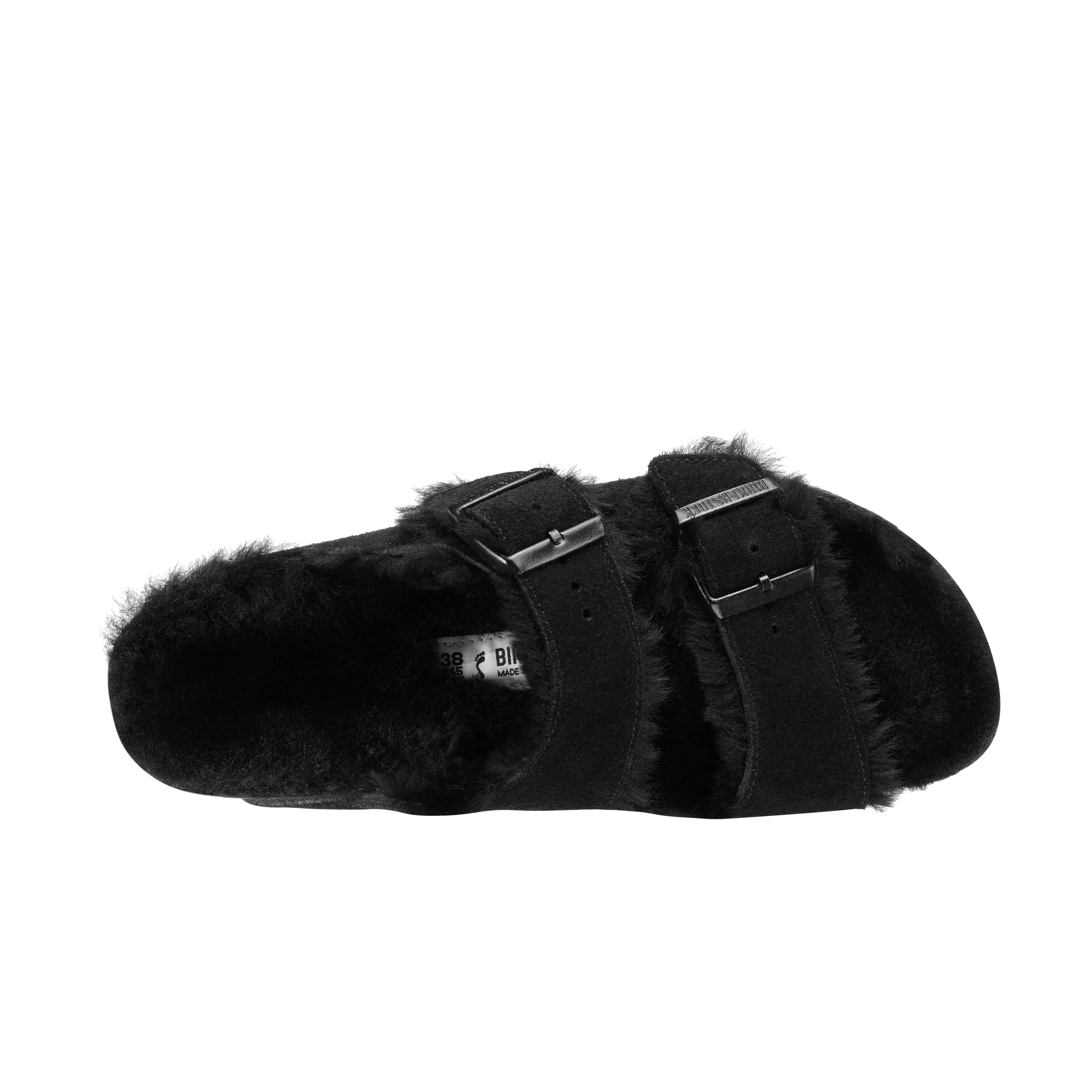 Arizona Black Suede Leather/Shearling