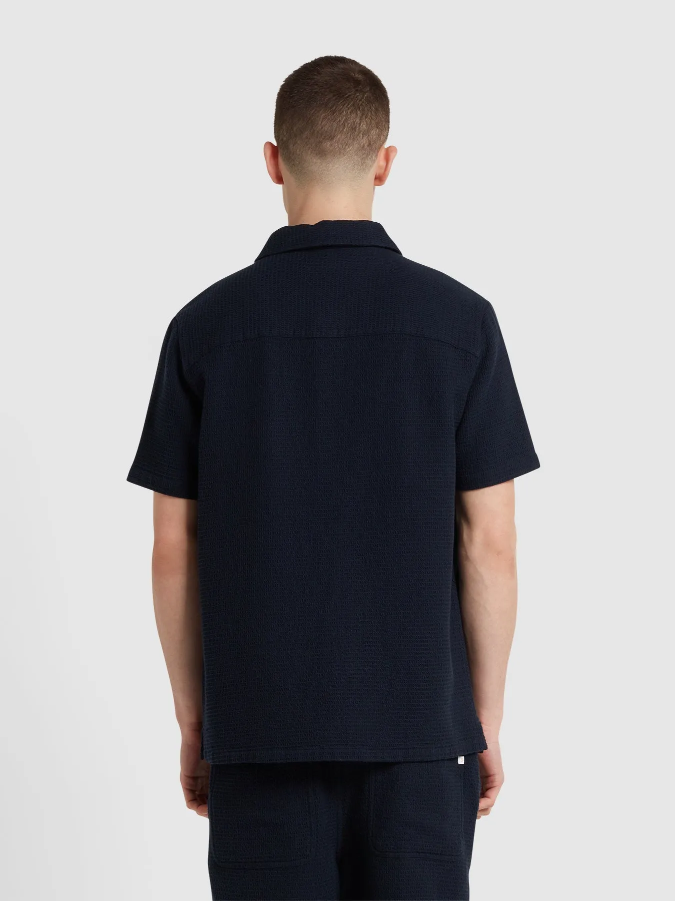 Astro Short Sleeve Shirt In True Navy