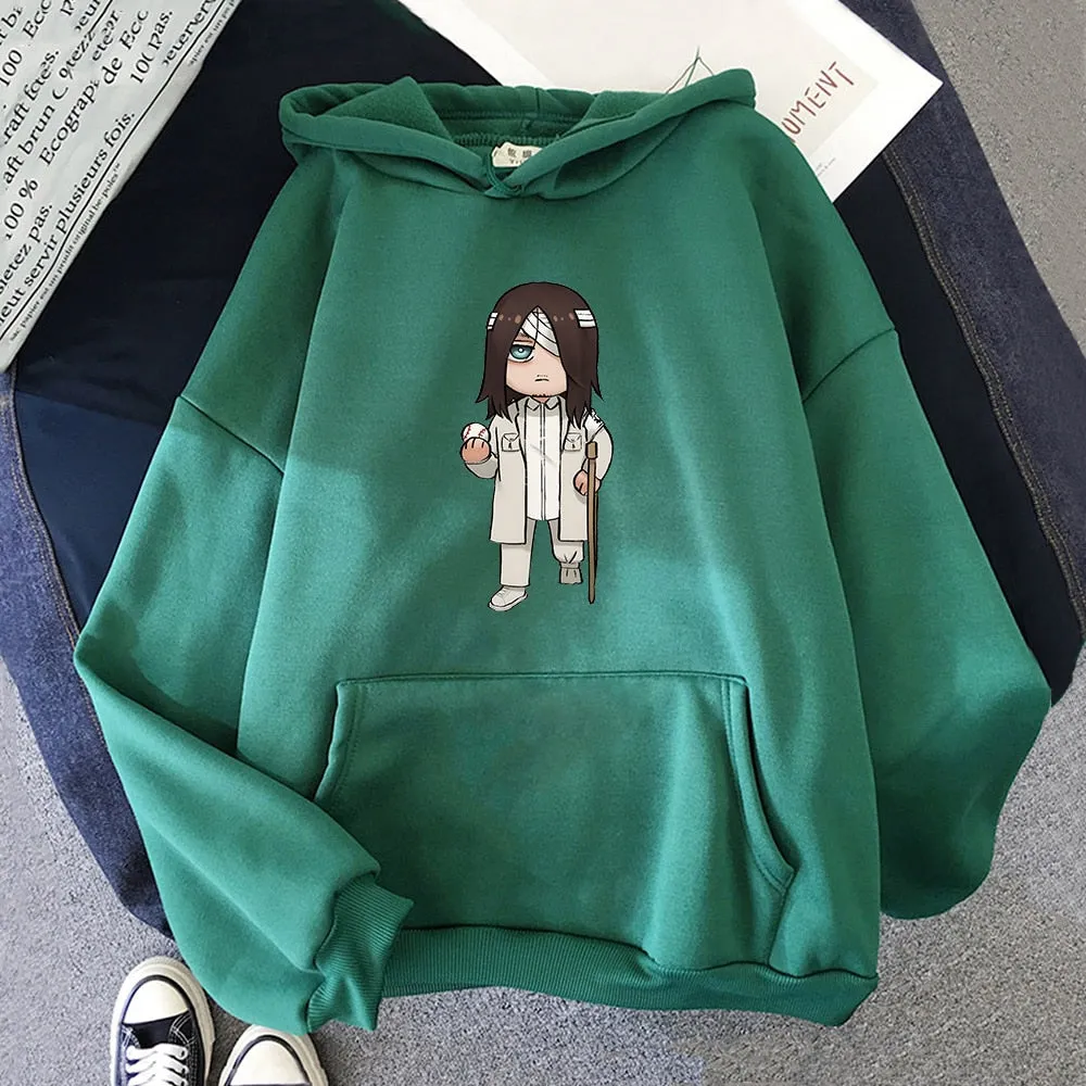 Attack on Titan Eren Yeager Cute Anime Hoodie High Quality