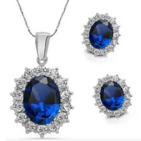 Behind Blue Eyes Blue Gem Set