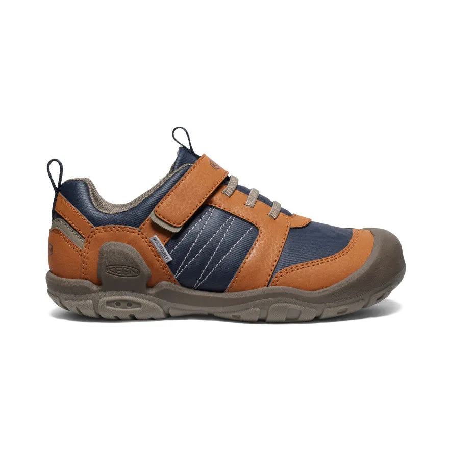 Big Kids' Knotch Peak Sneaker  |  KEEN Maple/Sky Captain