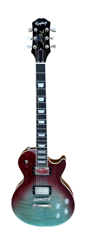 Blueberry Fade Epiphone Les Paul Modern Figured Electric Guitar