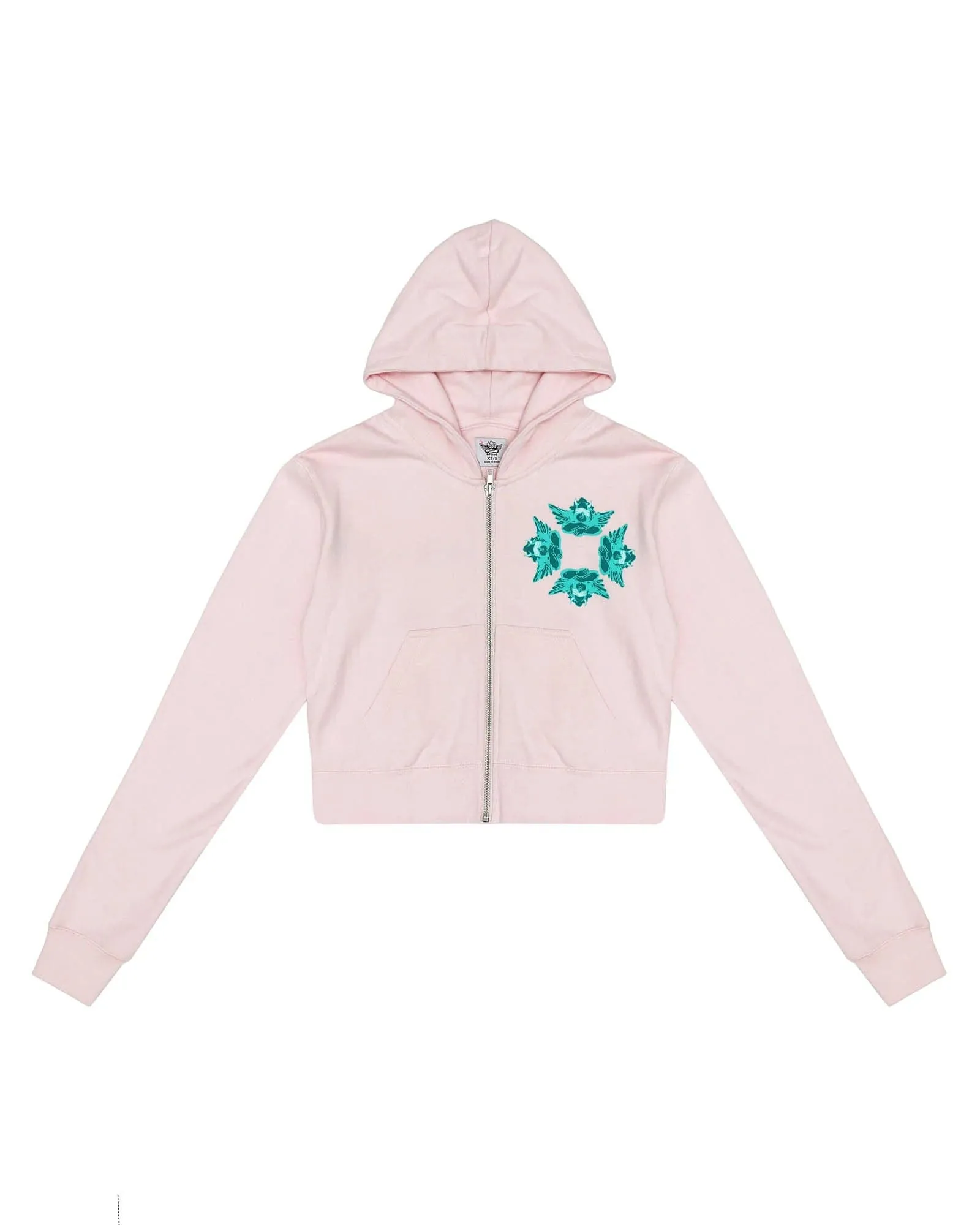 Boys Lie Sorry Siren Pink Zip Up Hoodie