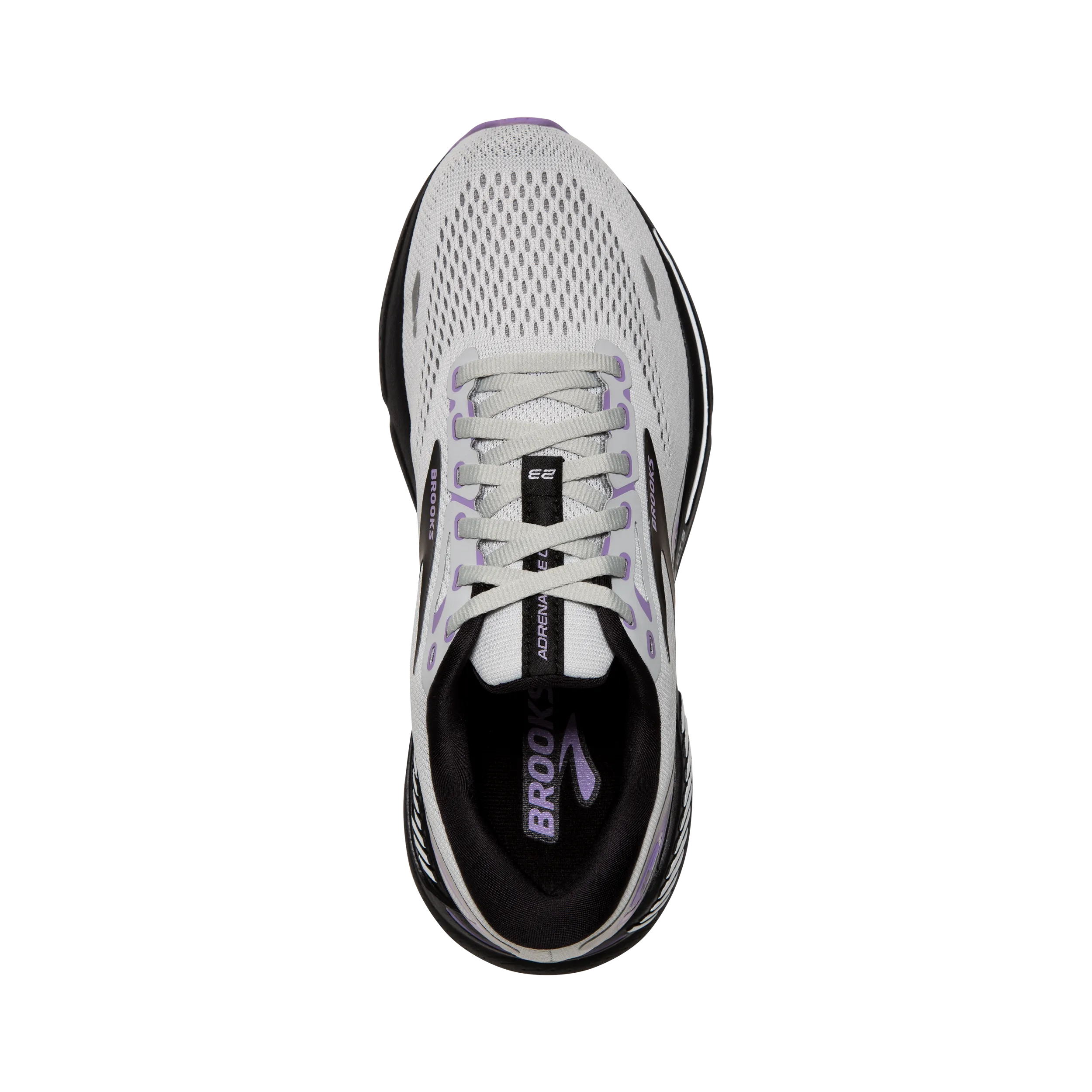 Brooks Adrenaline GTS 23 (2E Width) - Grey/Black/Purple (Womens)