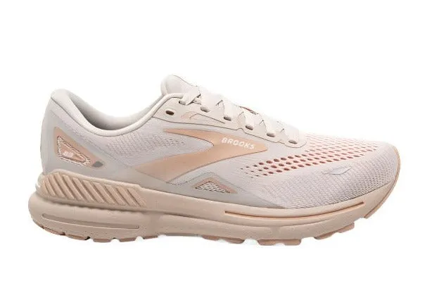 Brooks Adrenaline GTS 23 (B Width) - Crystal Grey/White (Womens)