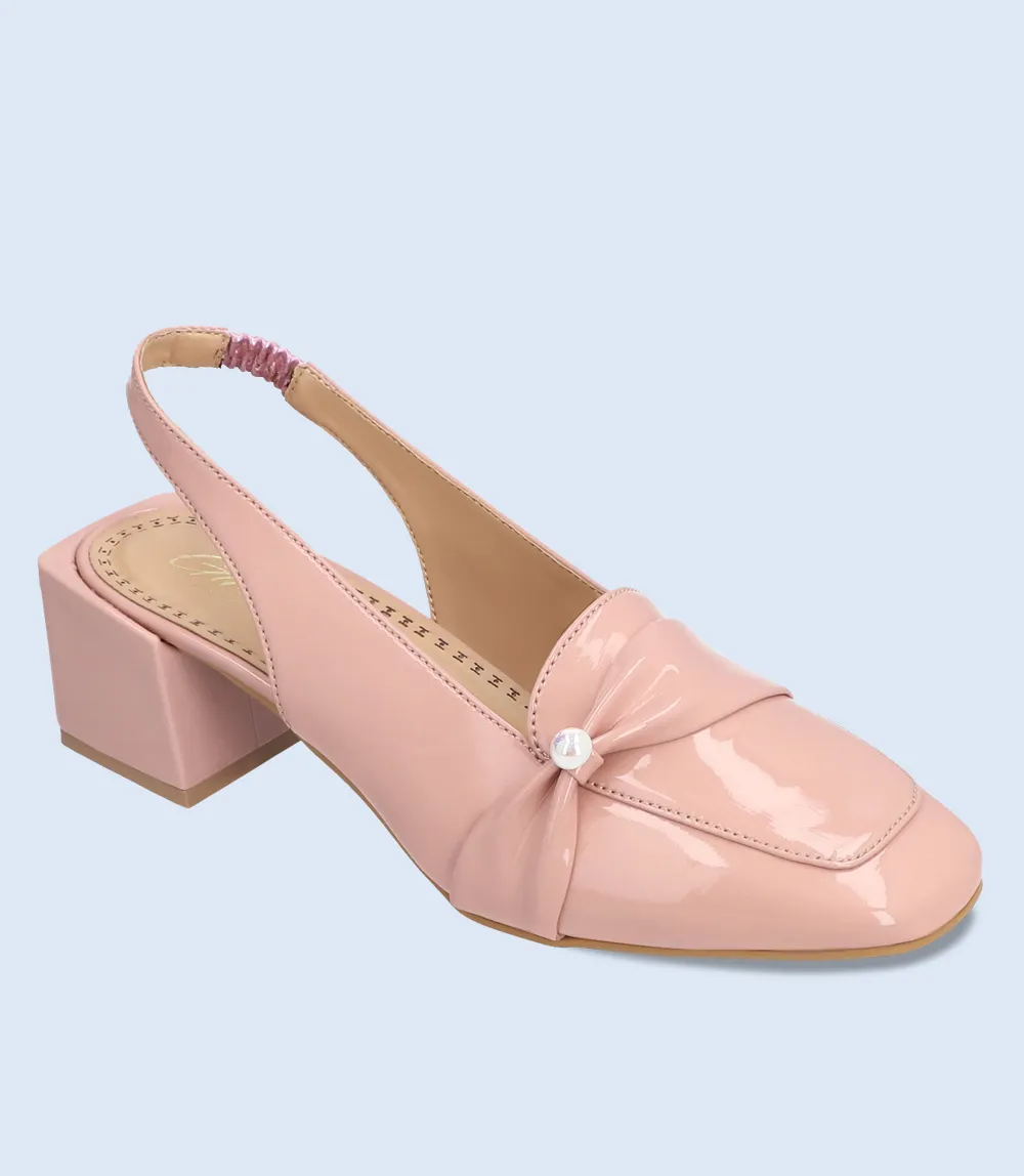 BW8188-TEA PINK-Women Casual Sling Backs