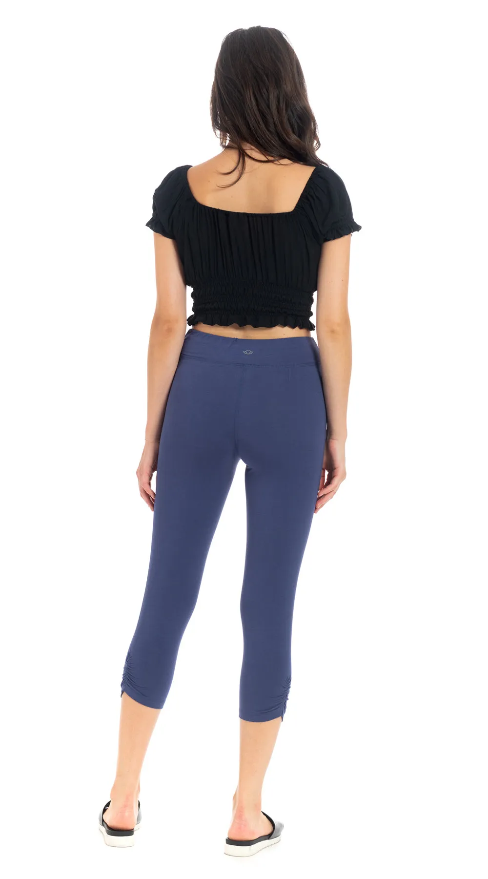 Capri Leggings - sapphire - org.cotton modal