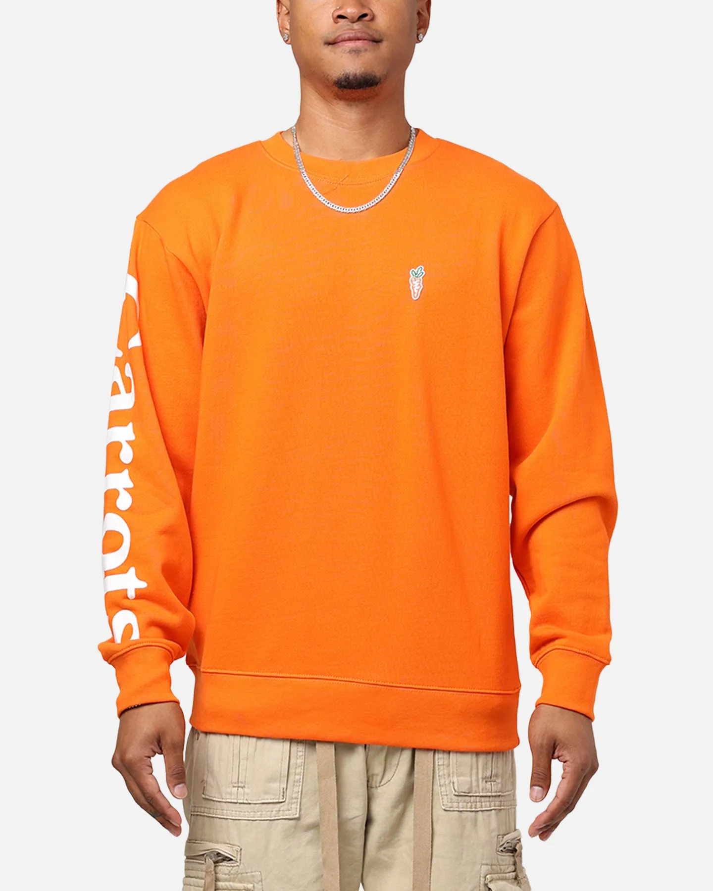 Carrots By Anwar Woodmark Crewneck Orange