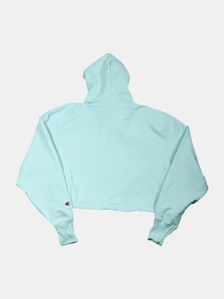 Champion Reverse Weave Womens Small C Cinch Hood - Ice Fall