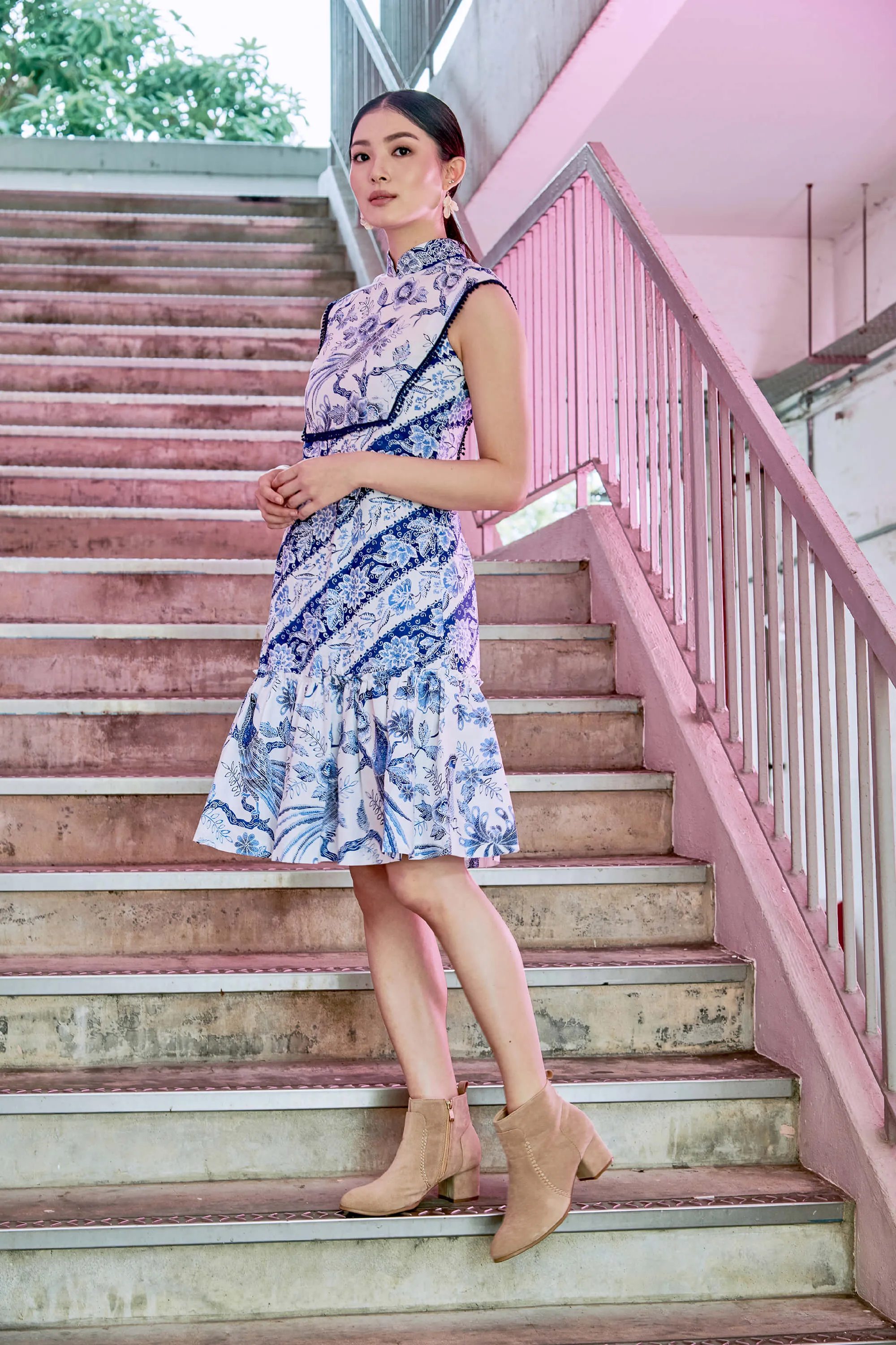 CHINOISERIE CHEONGSAM DRESS