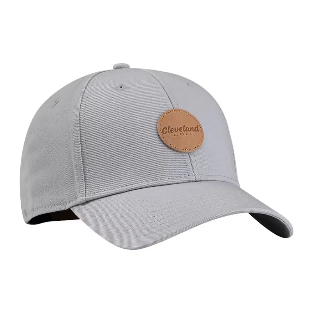 Cleveland Men's Golf Leather Patch Hat Snapback Cap