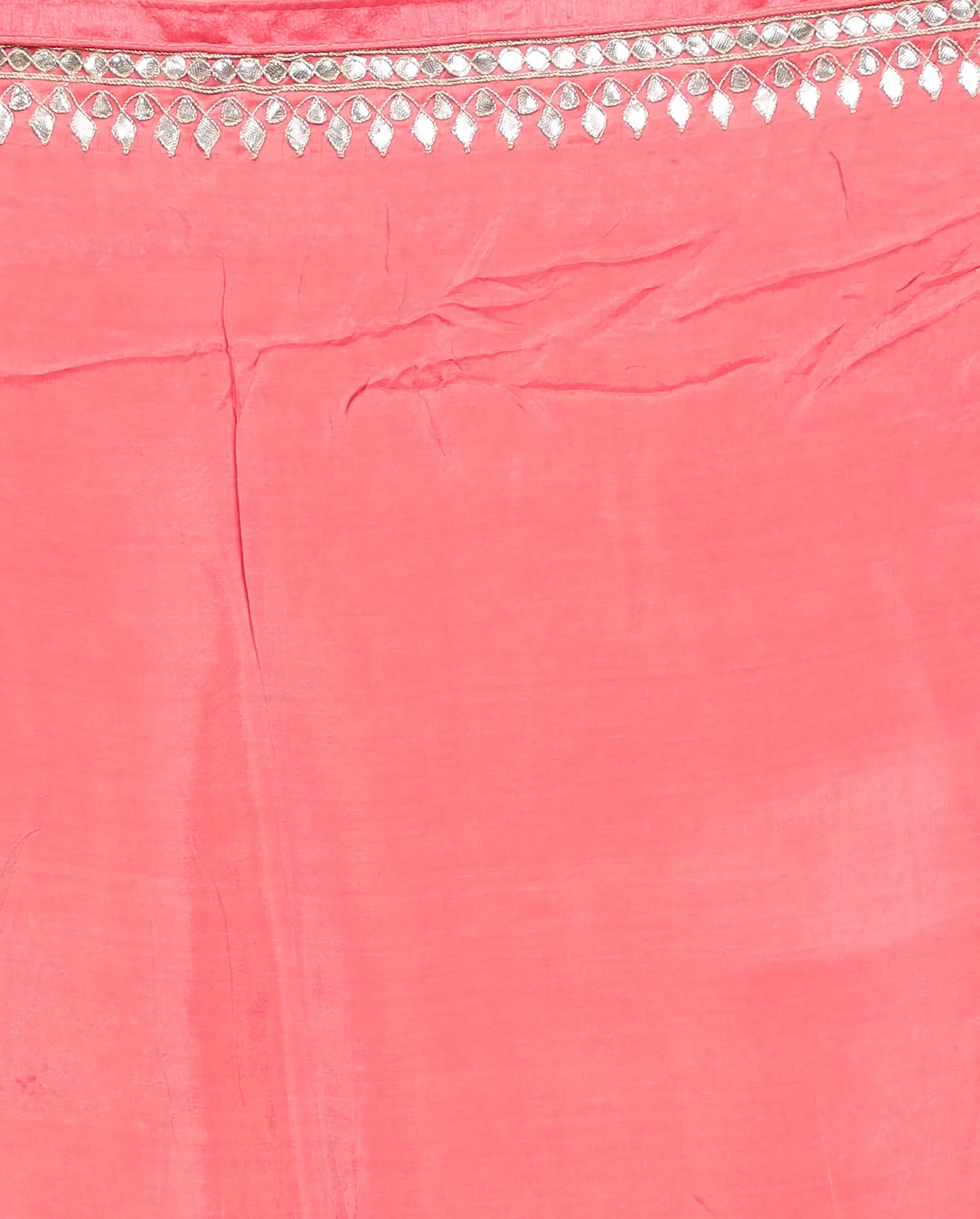 Crepe silk Saree with Gota Patti, Tie & Dye work.