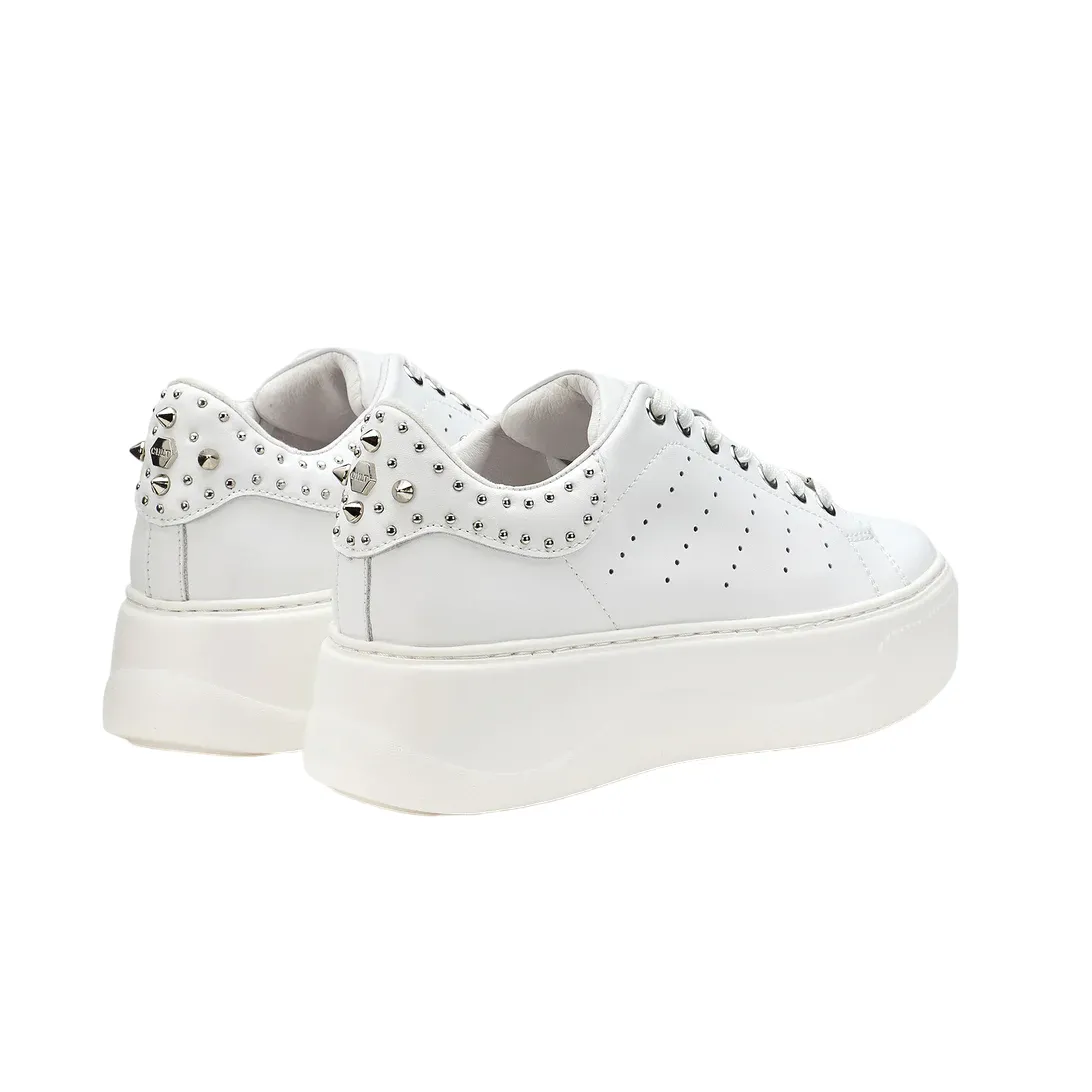 Cult shoe women's sneakers with silver studs Perry 4236 CLW423600 white