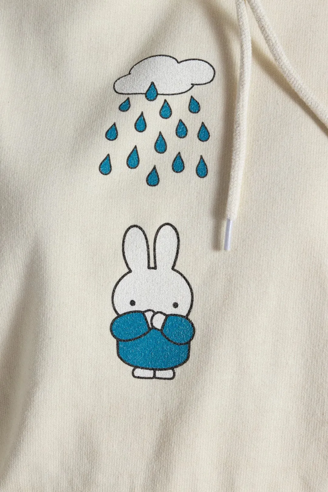 Daisy Street x Miffy Raindrops Natural Hoodie