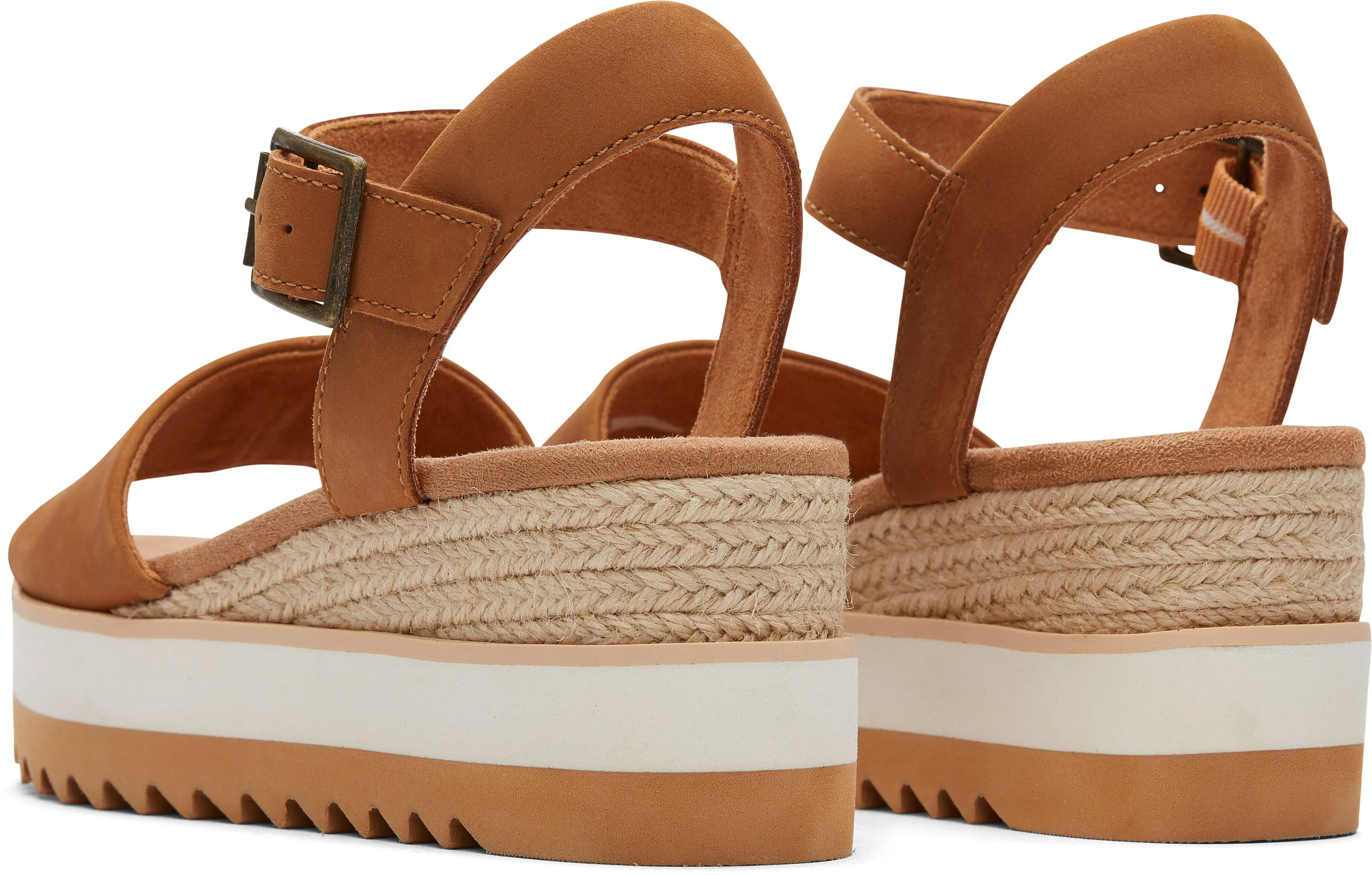 Diana Wedge Sandal - Tan Leather