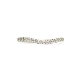 e. scott nuptials... The Glimmer Thin Curved Wedding Ring