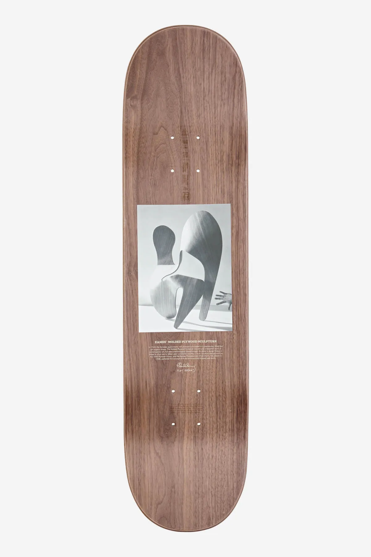 Eames Silhouette - Plywood Sculpture - 8.0 Skateboard Deck