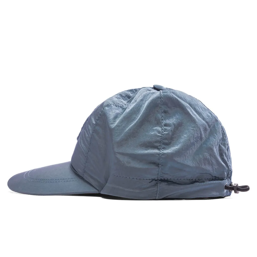 Econyl Regenerated Nylon 6-Panel Cap - Mid Blue