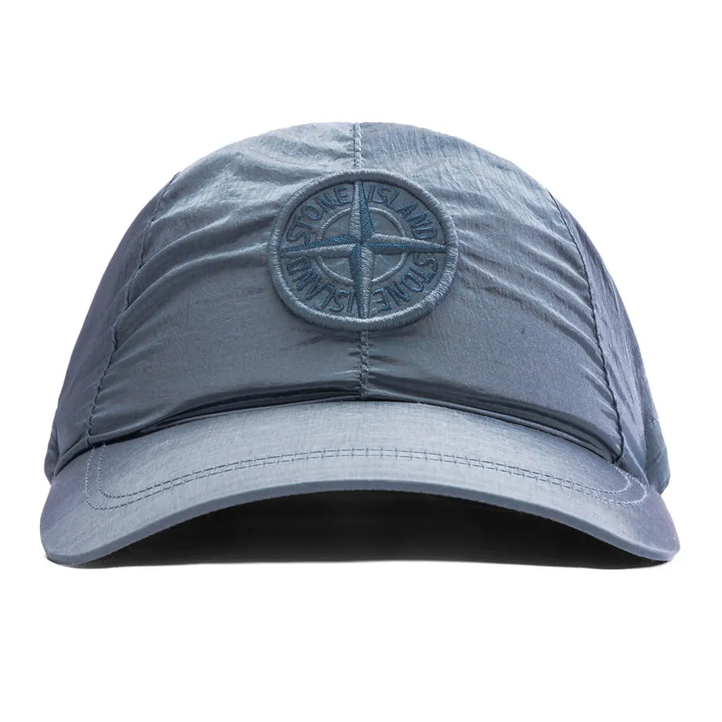 Econyl Regenerated Nylon 6-Panel Cap - Mid Blue