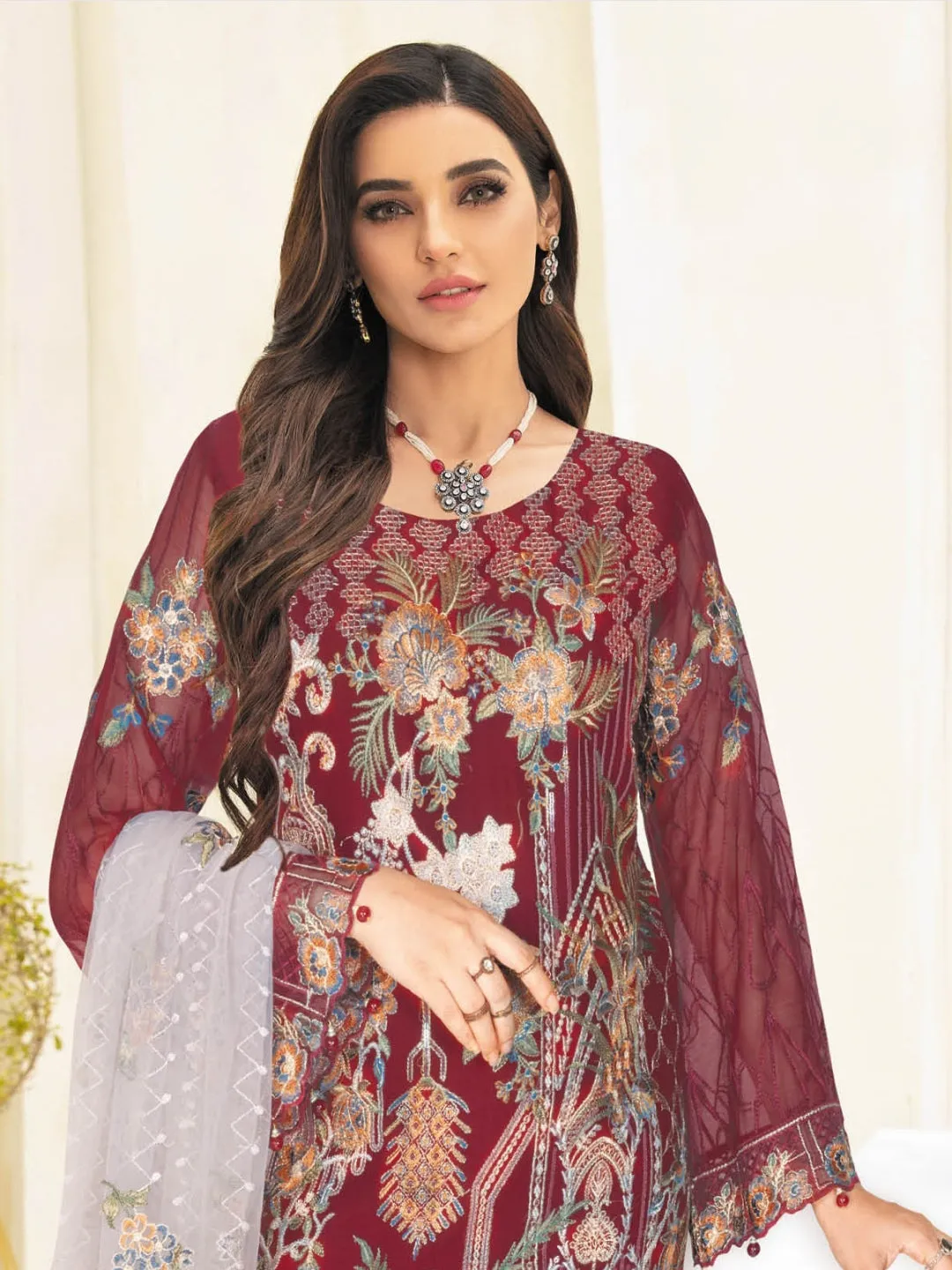 Embroidered Chiffon