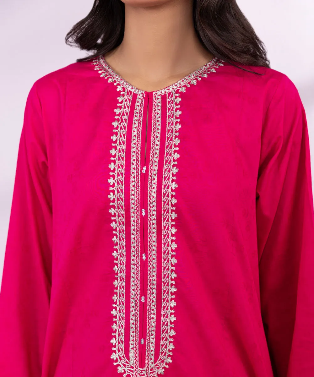 Embroidered Jacquard Shirt