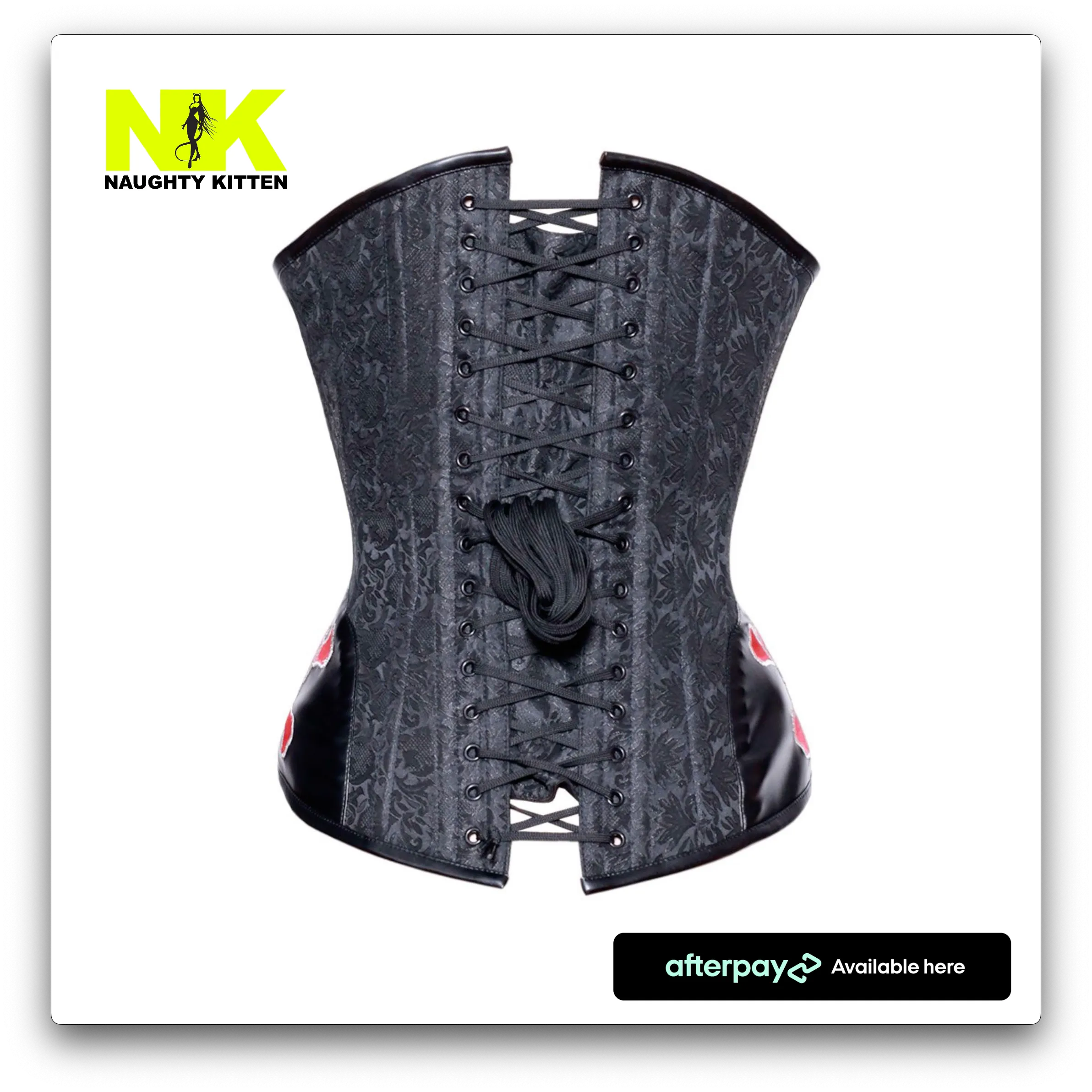 Evie Red Skull Corset