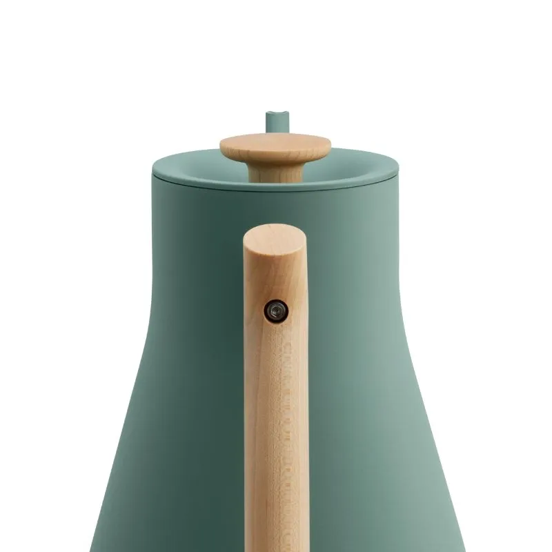 Fellow Stagg EKG Kettle - Smoke Green & Maple Wood