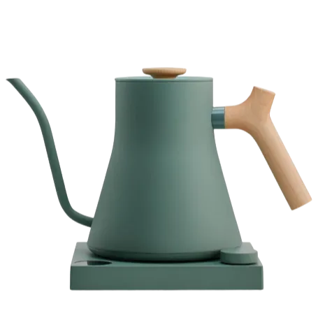 Fellow Stagg EKG Kettle - Smoke Green & Maple Wood