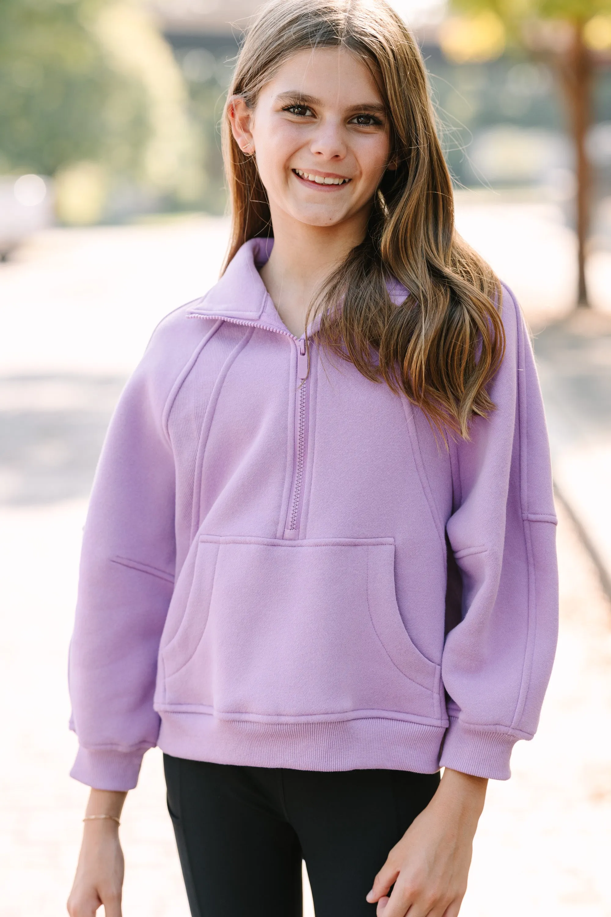 Girls: Always Direct Lavender Purple Pullover