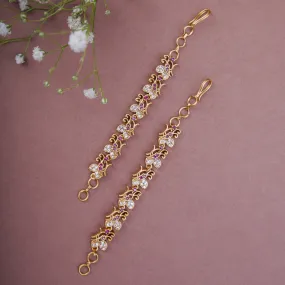 Graceful Gold Plated Ear Chain