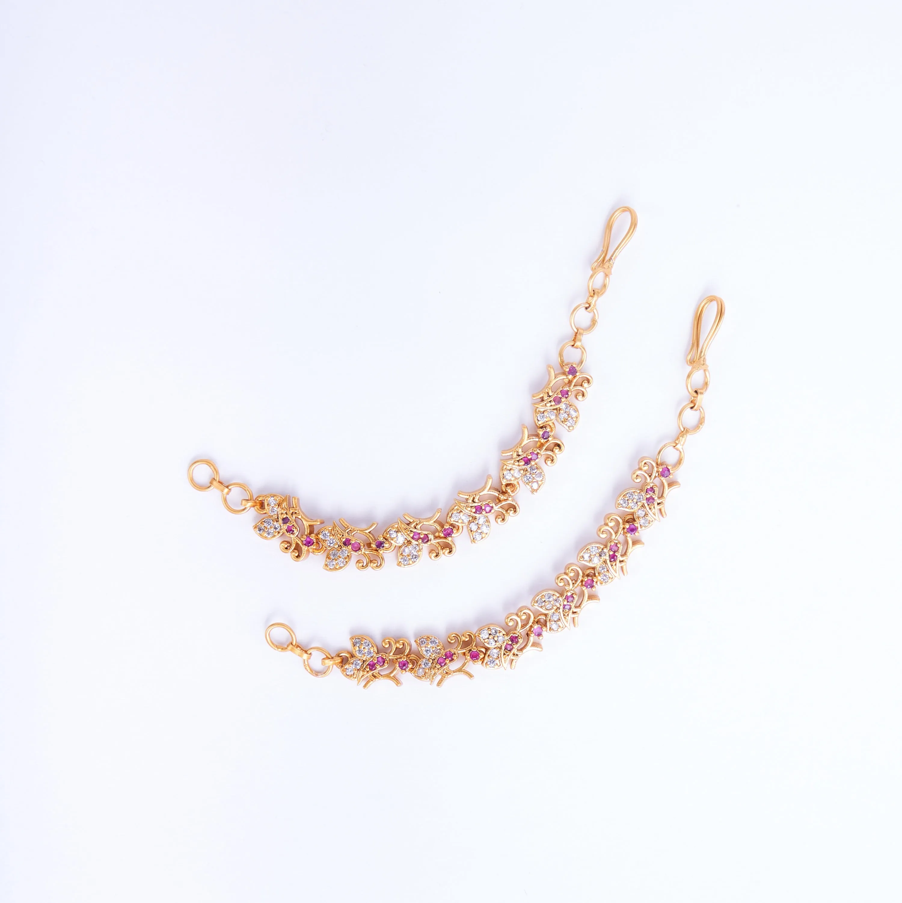 Graceful Gold Plated Ear Chain