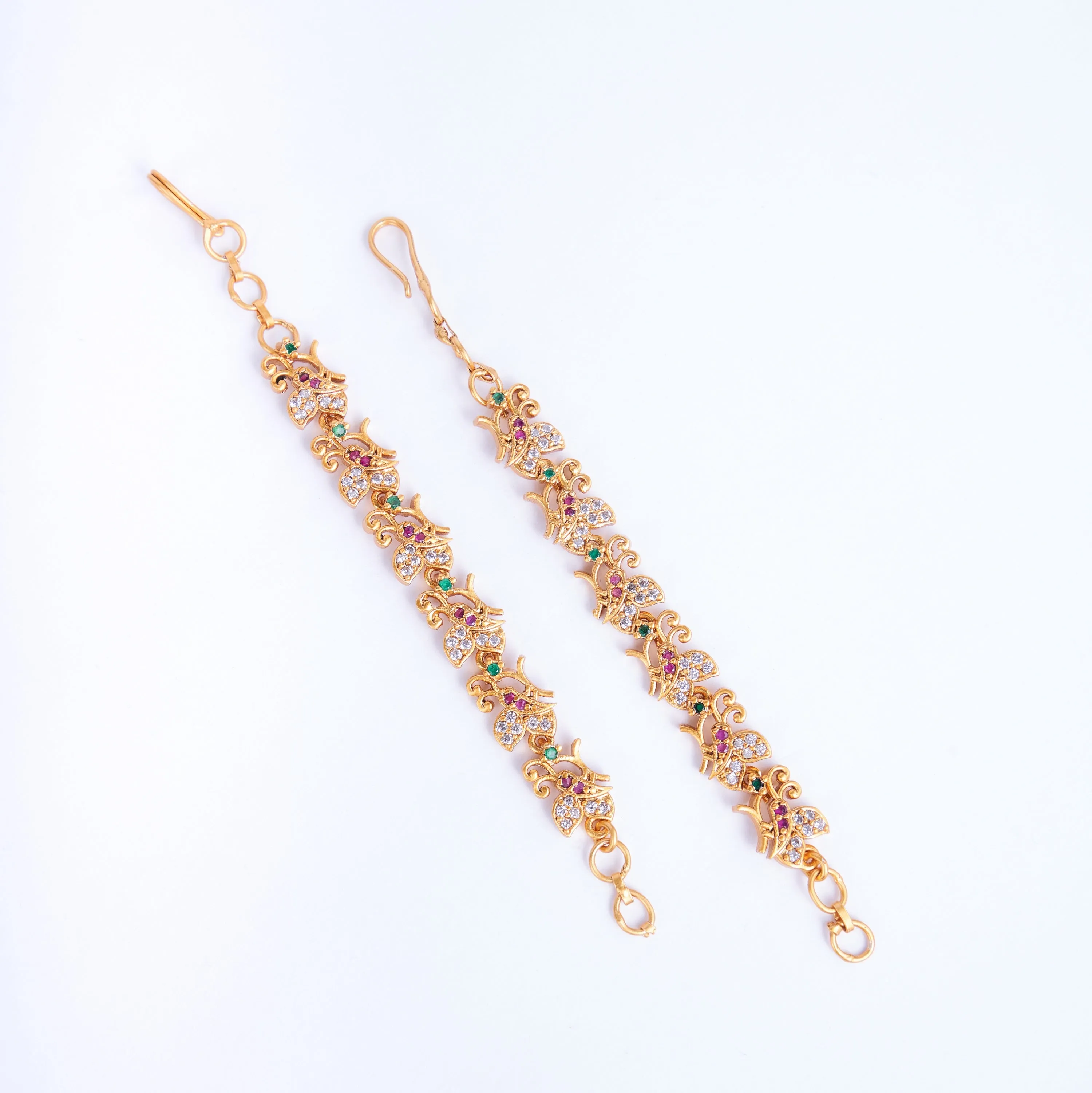 Graceful Gold Plated Ear Chain