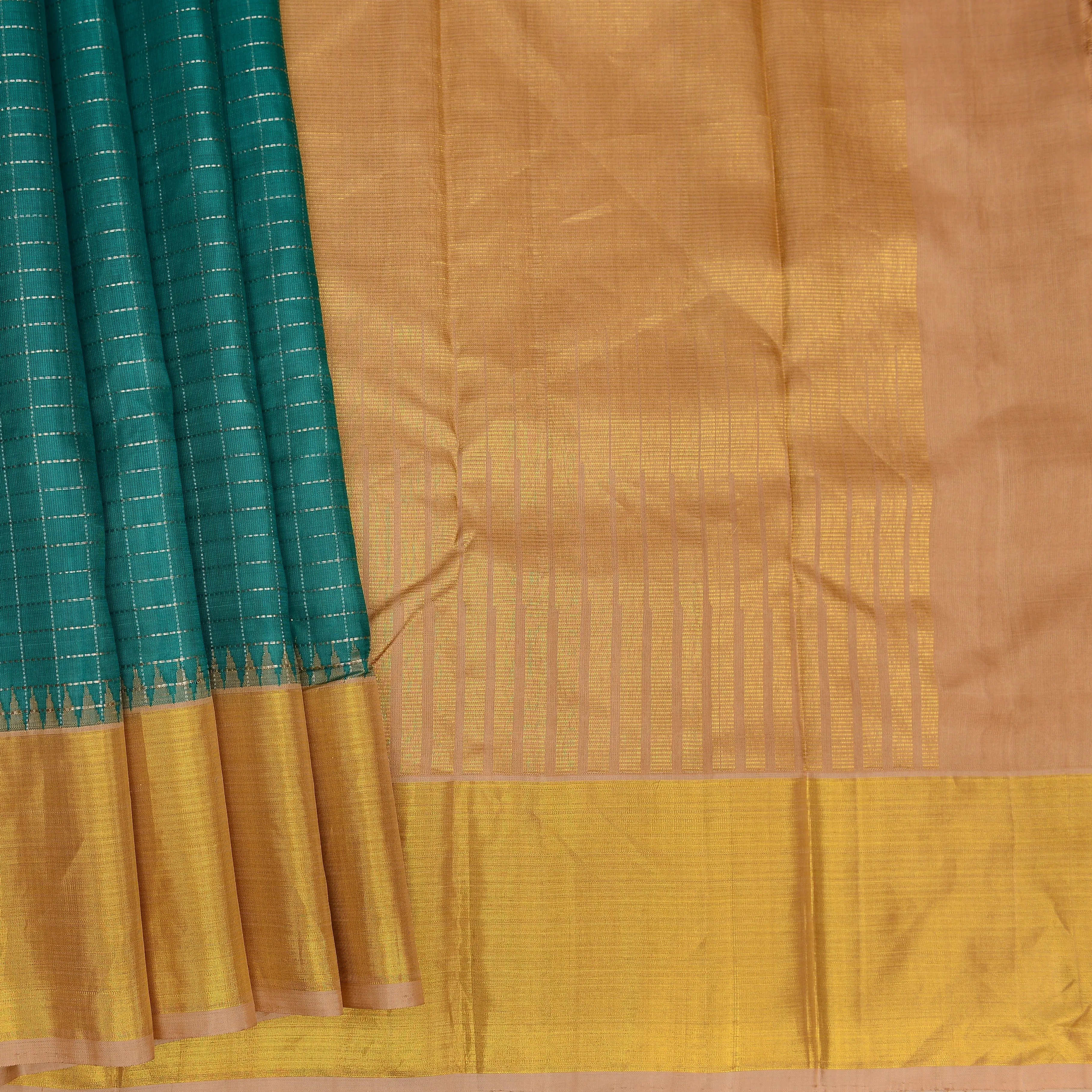 Handwoven Kanjivaram Silk Saree - 193N012523DSJ