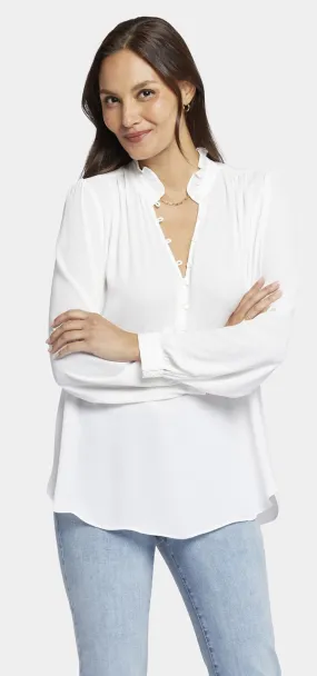 Hannah Blouse Wit | Optic White