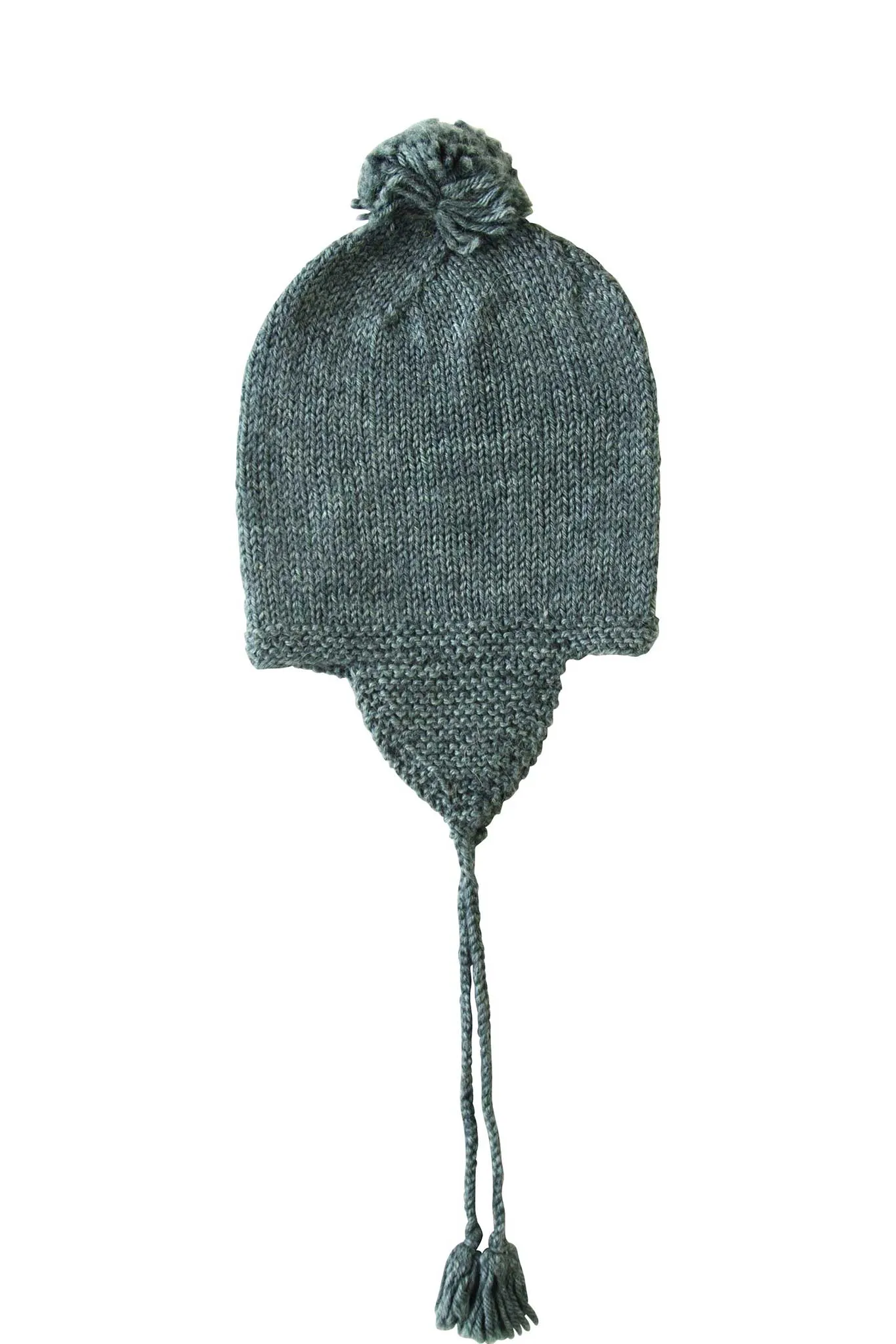 Hat with Pompom - Plant Dyed