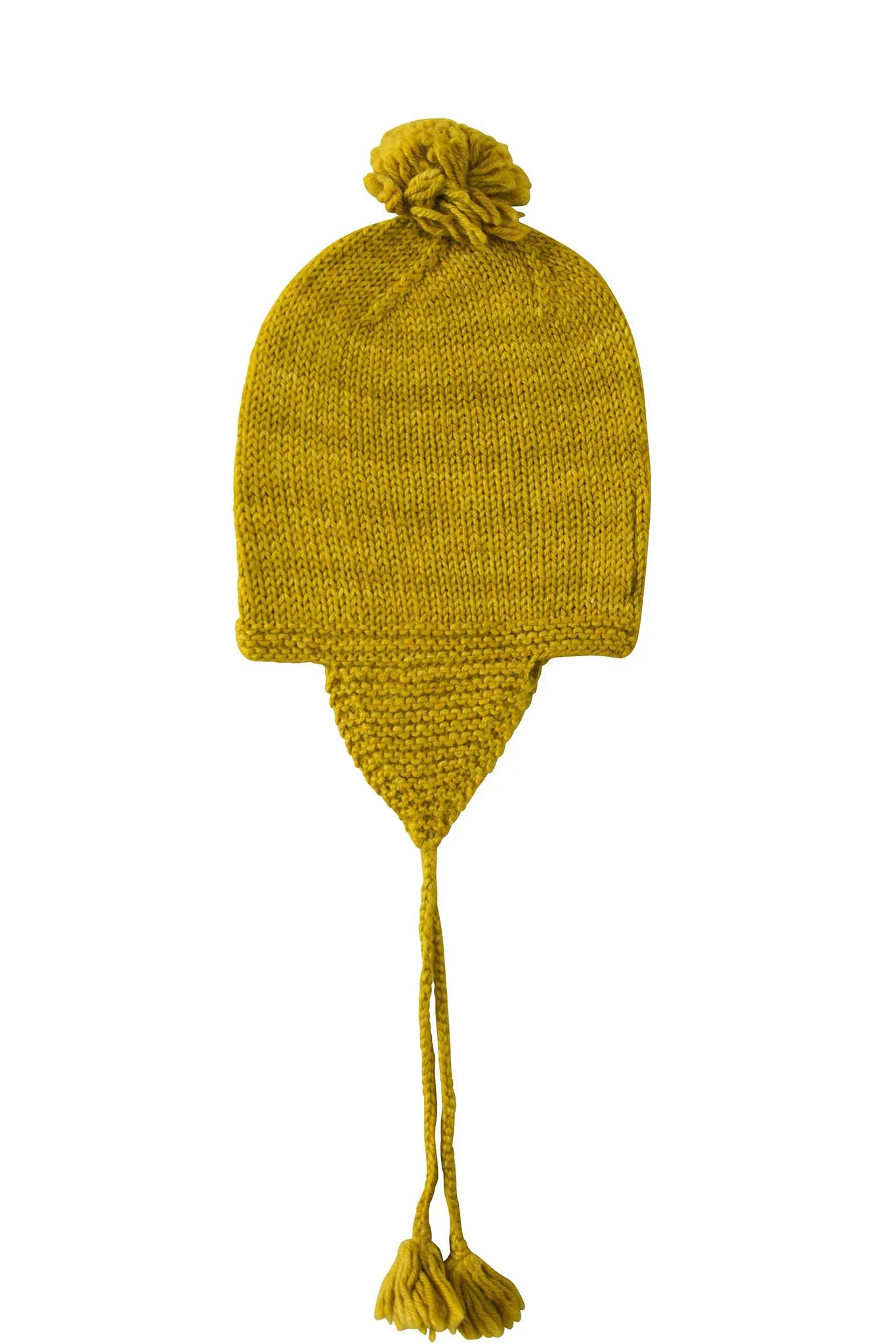 Hat with Pompom - Plant Dyed