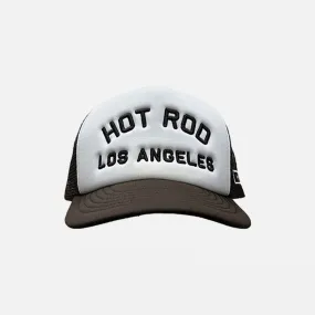 HOT ROD 2 TONE ESSENTIAL FOAM TRUCKER (BROWN/WHITE)