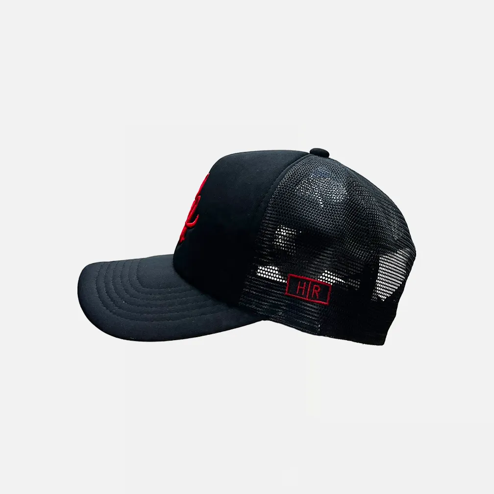 HOT ROD ESSENTIAL LA FOAM TRUCKER (BLACK/RED)